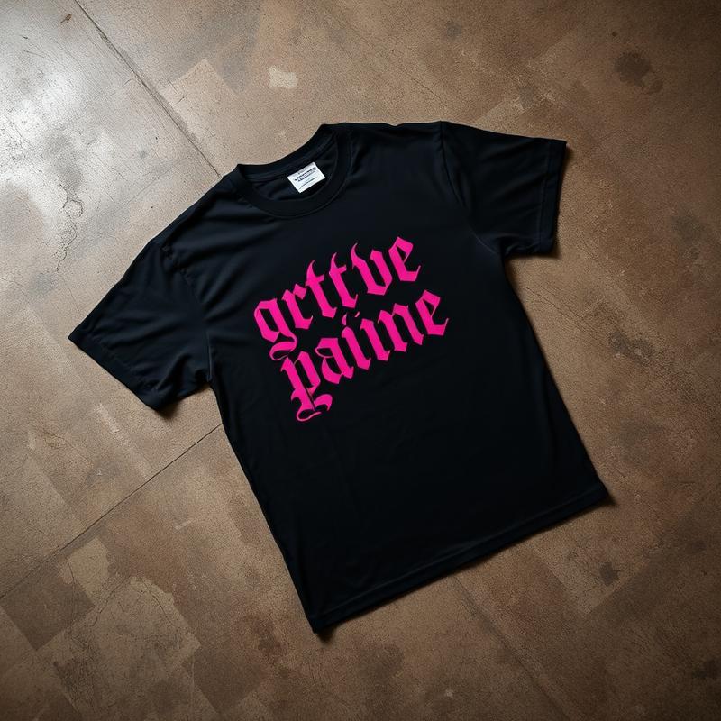 GRAVE PAINE TEE // BLACK